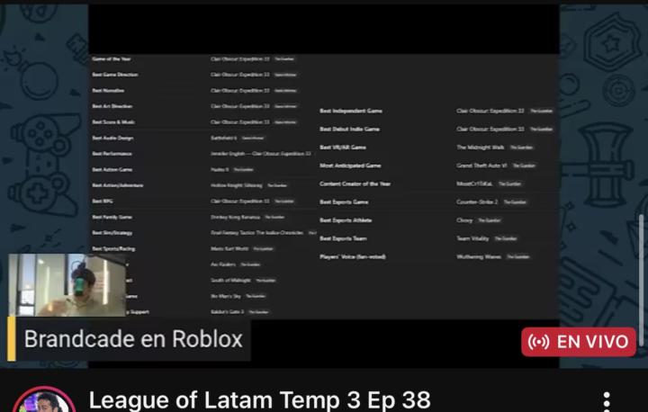 Éntrenle! En vivo ahorita! Abrazo 