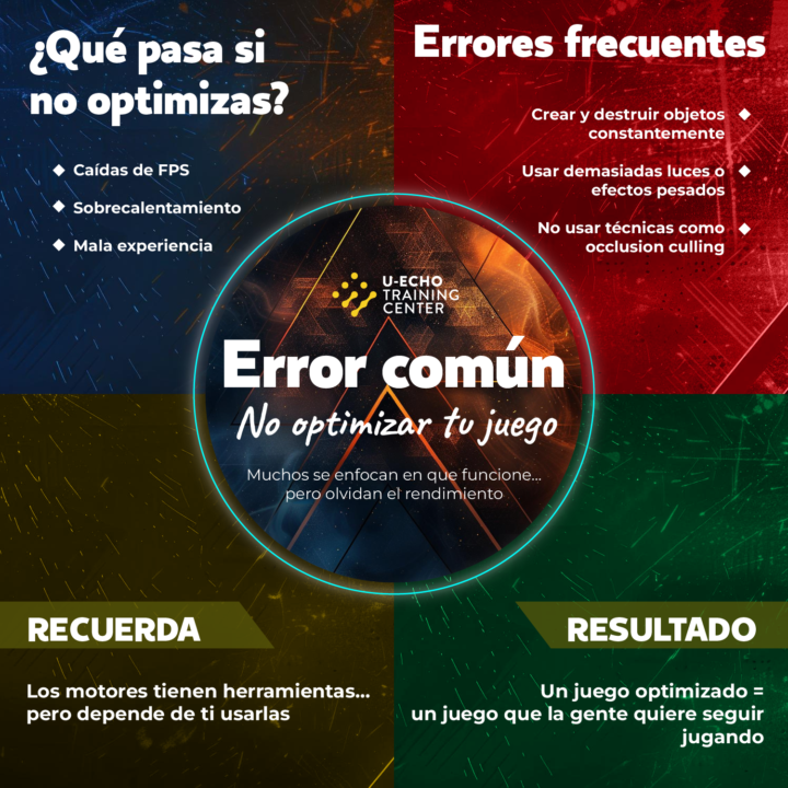 🎮 Error común en game dev: olvidar la optimización
