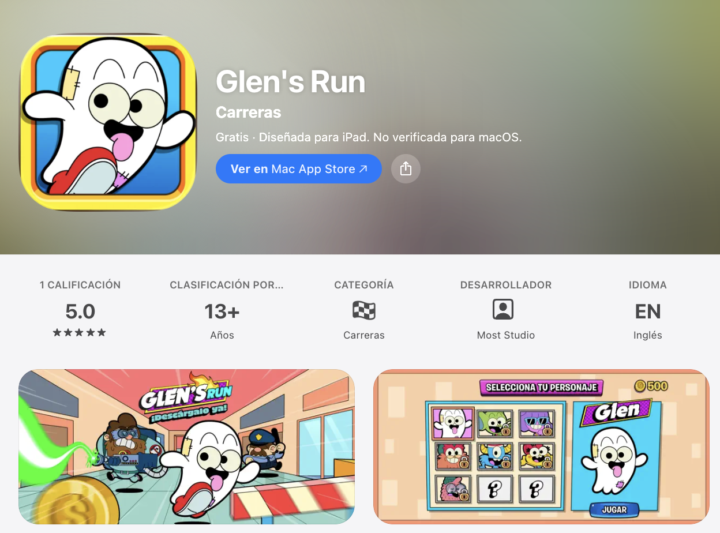 Glen´s Run en la Appstore