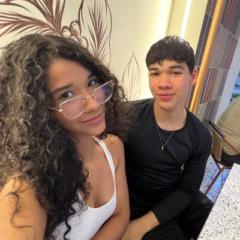 Jesús Jiménez y Andrea Zea