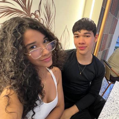 Jesús Jiménez y Andrea Zea