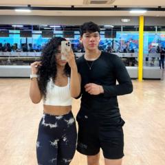 Jesús Jiménez y Andrea Zea