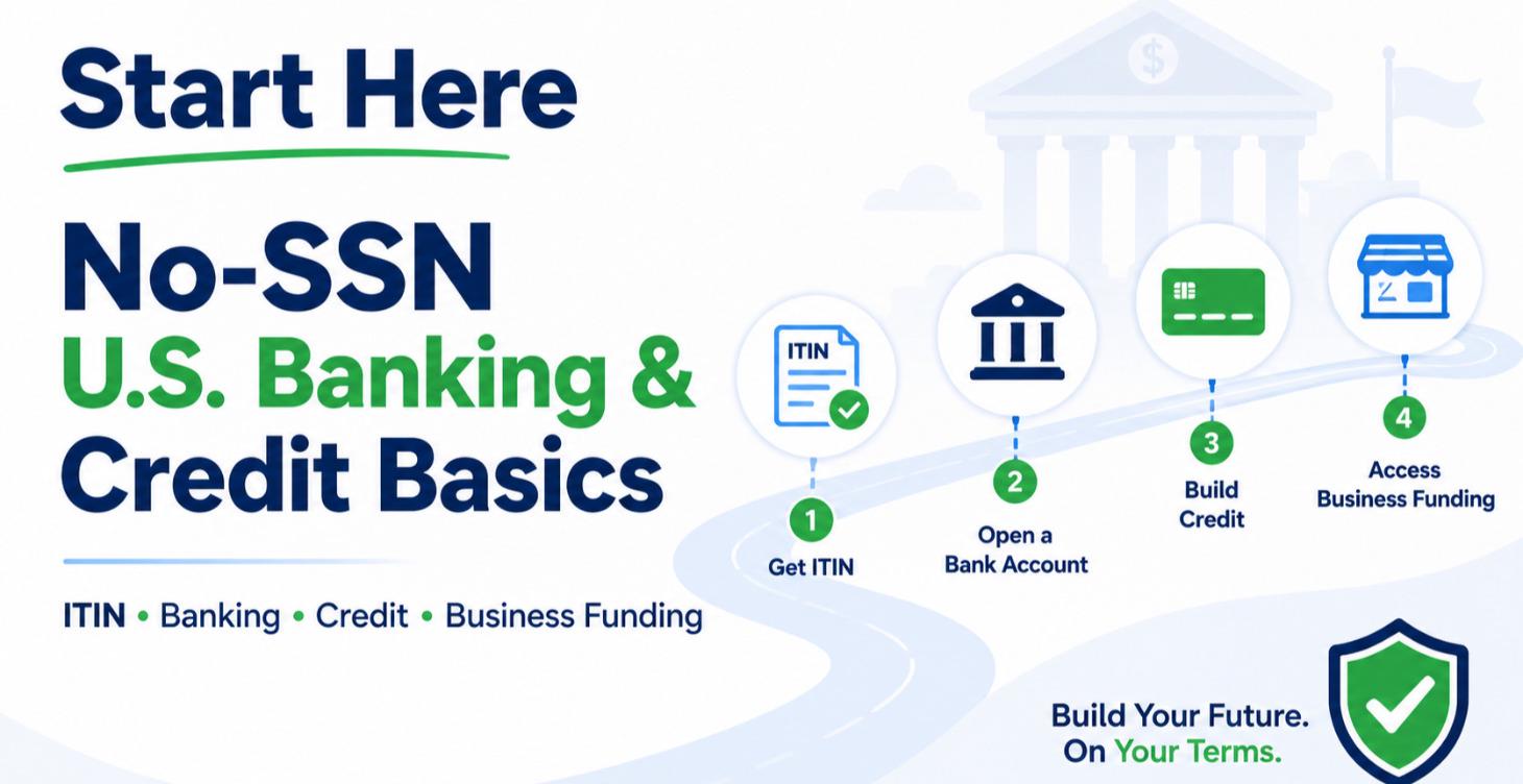 Start here: No-SSN banking and credit basics