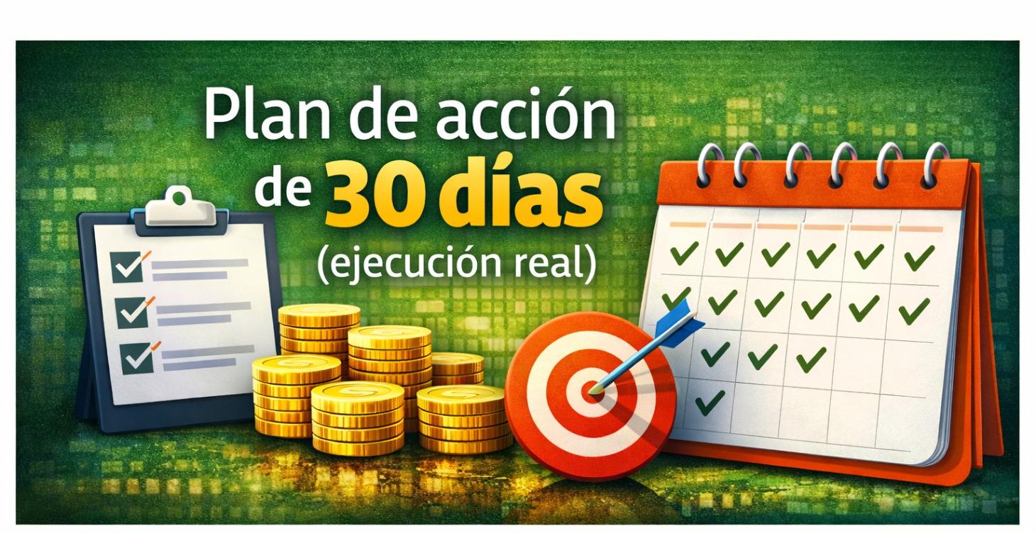 Plan de acción de 30 días (ejecución real)