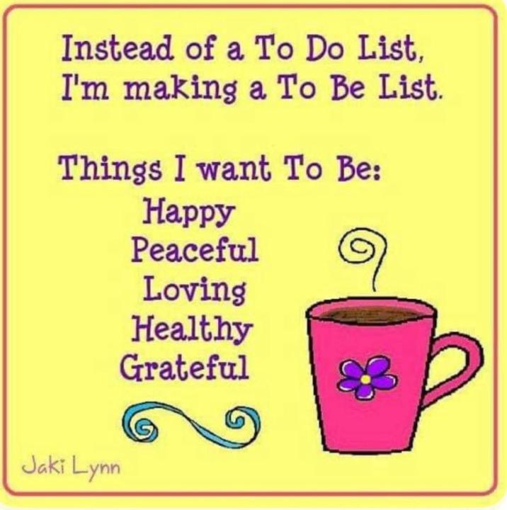 Things I want to be 