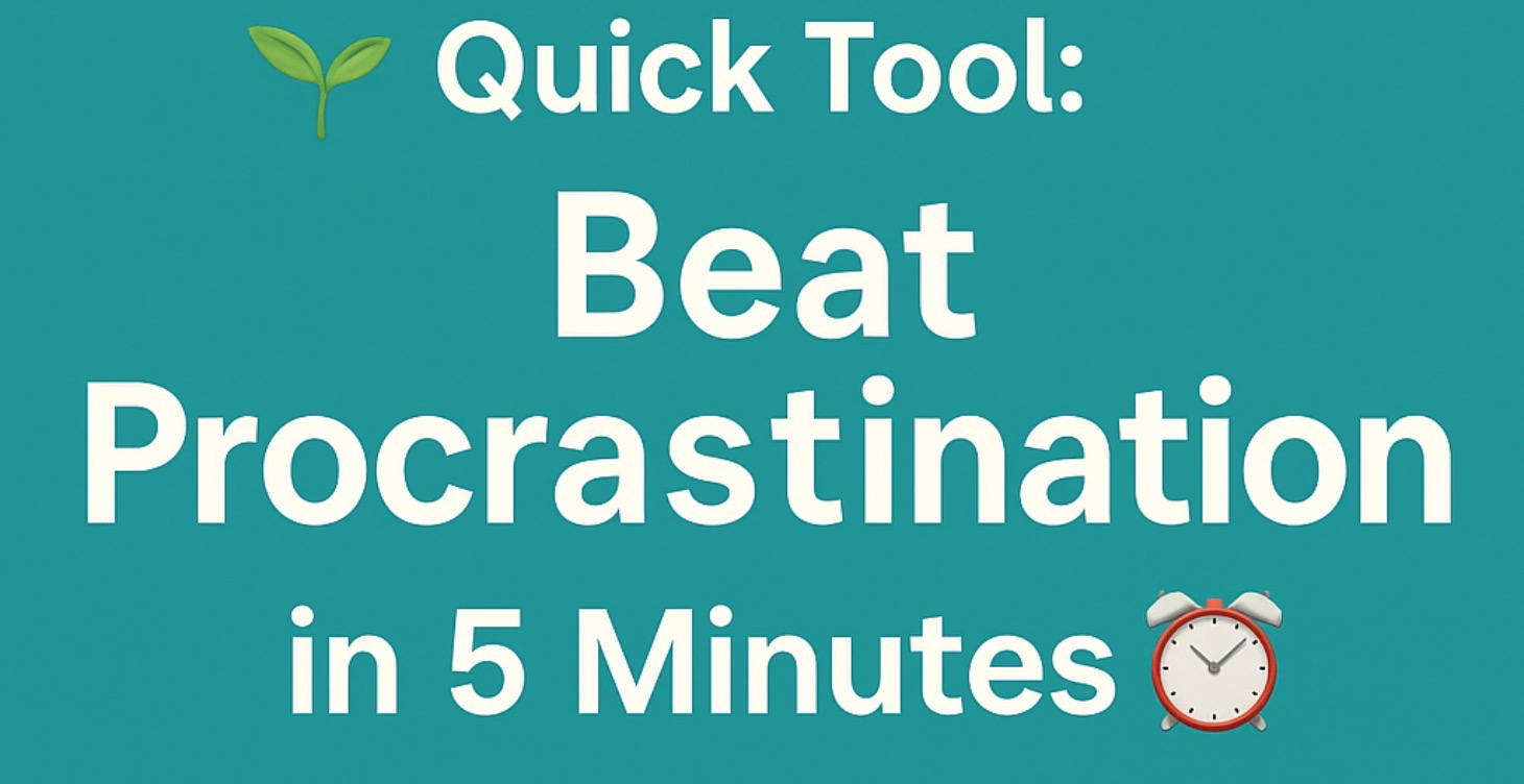🌟 Beat Procrastination in 5 Minutes ⭐️