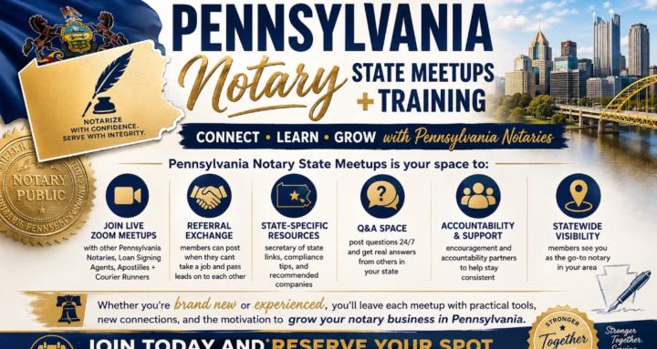 PA Notary Meetup + Training 🎯