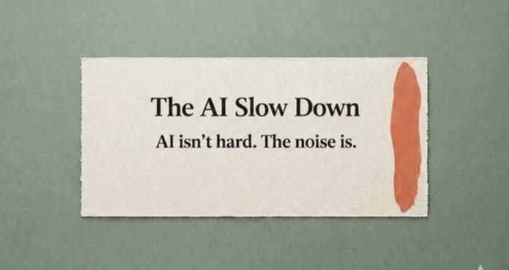 The AI Slow Down