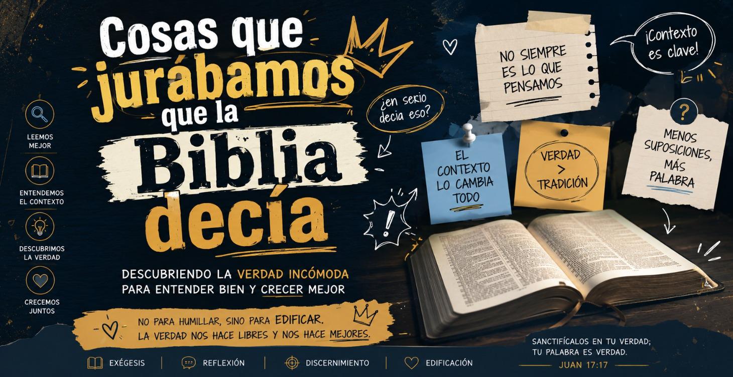 Cosas que jurábamos que la Biblia decía
