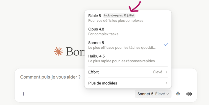 Anthropic vient de prolonger l'accès à Fable 5 jusqu'au 12 juillet