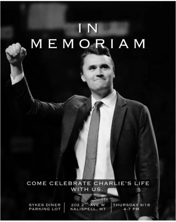 Tribute Event for Charlie Kirk