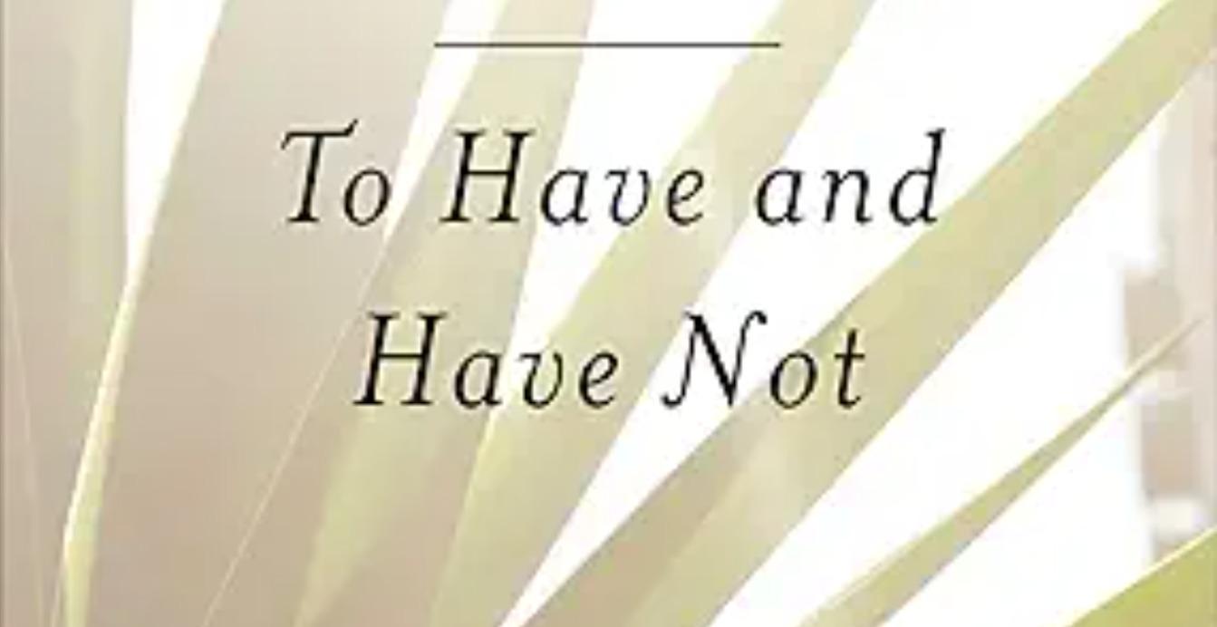 To Have and Have Not by Ernest Hemingway