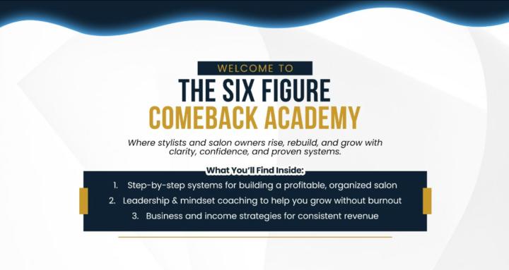 The 6-Figure Comeback Academy