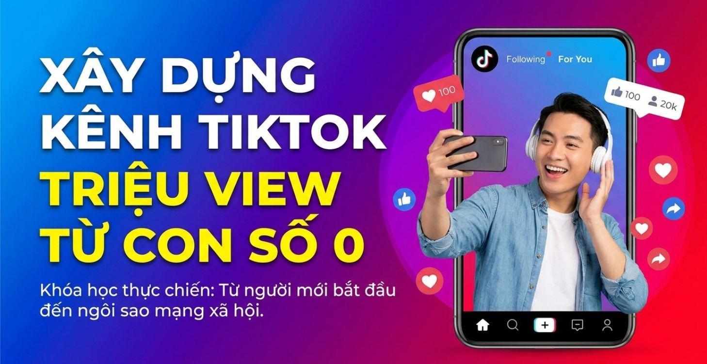 XÂY DỰNG KÊNH TIKTOK TRIỆU VIEW TỪ CON SỐ 0