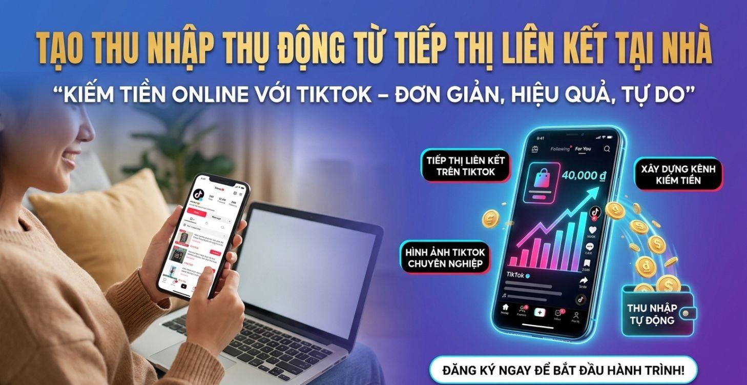 TẠO THU NHẬP THỤ ĐỘNG BẰNG AFFILIATE NGAY TẠI NHÀ