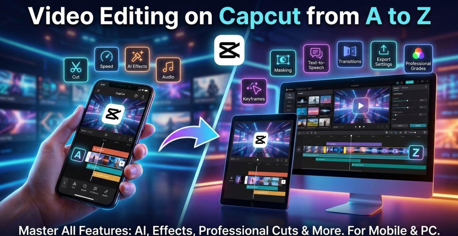CHỈNH SỬA VIDEO TRÊN CAPCUT TỪ A ĐẾN Z