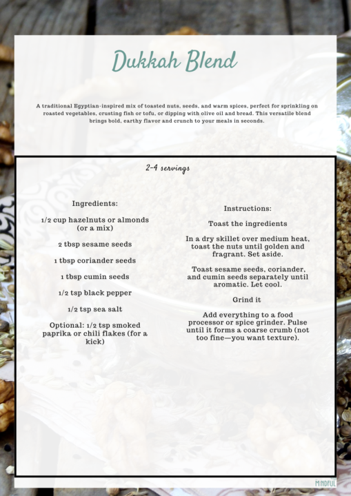 Let’s Make Dukkah Together 🌸