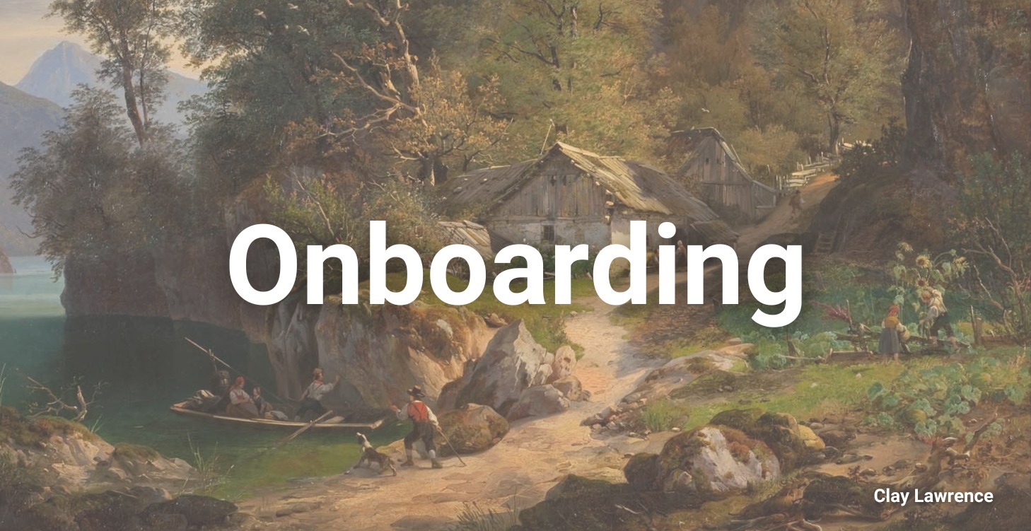 Onboarding 🛳️ (Clients Only)