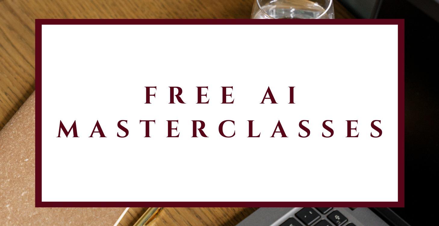 Free AI Masterclasses