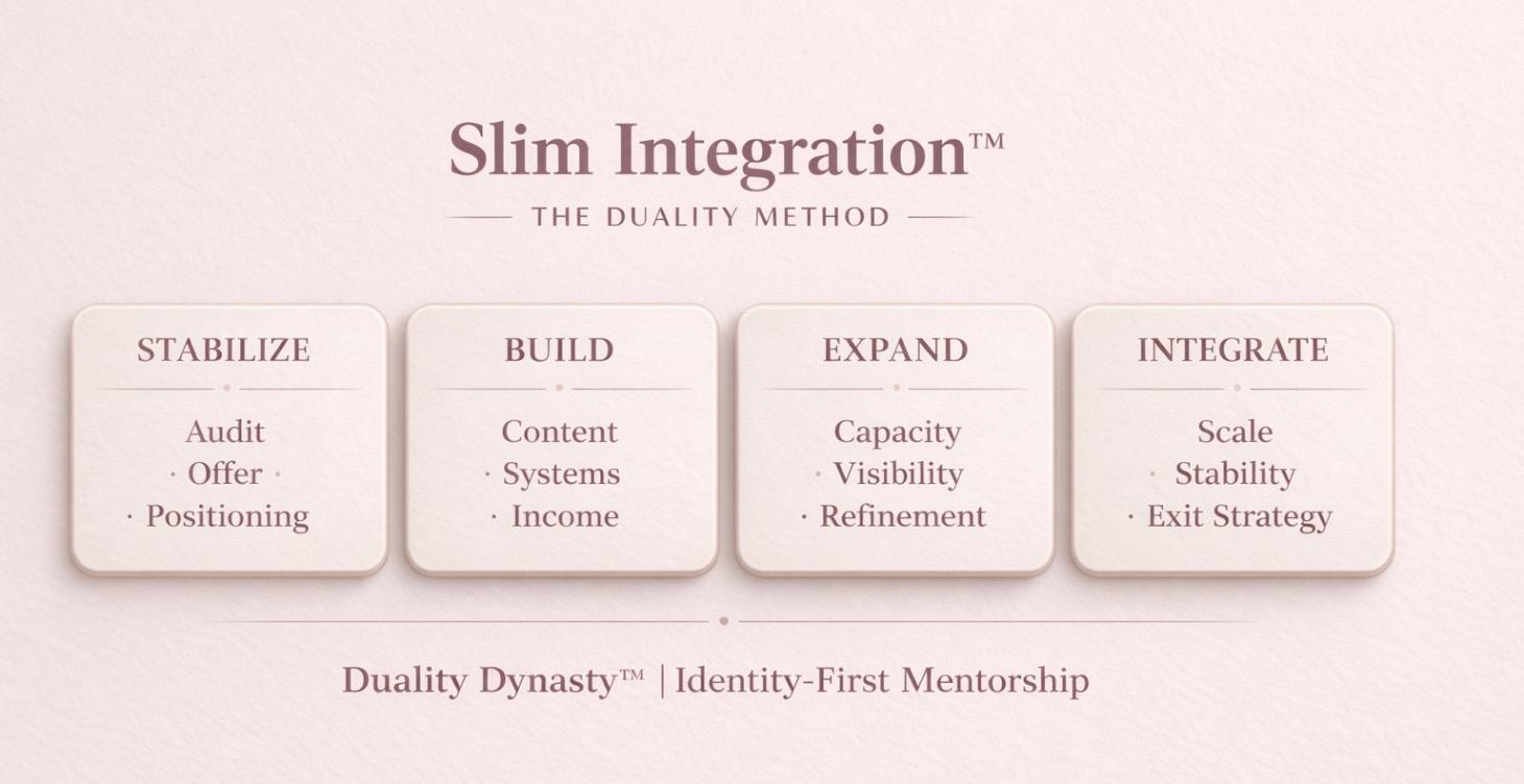 WEEKS 1-6: SLIM INTEGRATION