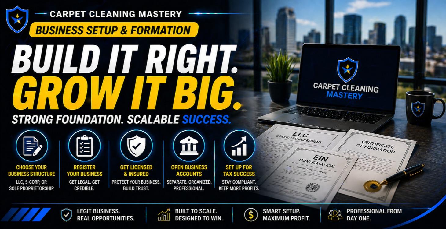 Prerequisites: Business Setup & Formation