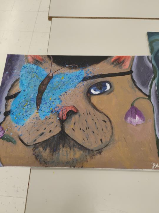 Holloween cats(painting)