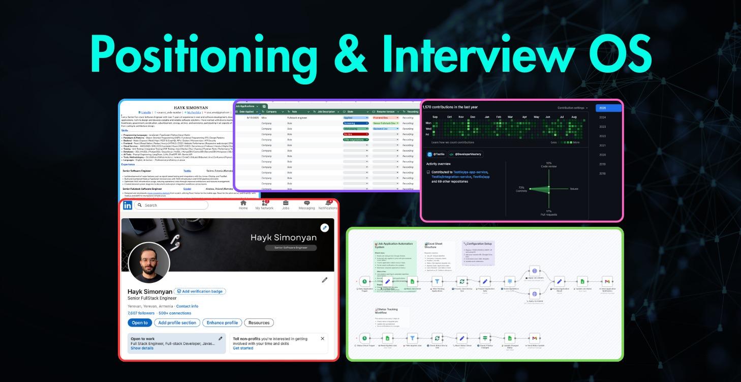 Positioning & Interview OS