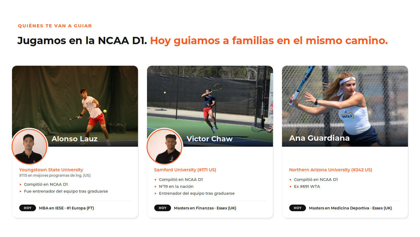 College Tennis Mentors