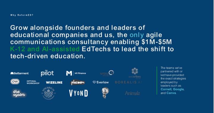 ReformEd (Full Launch Ag 10)