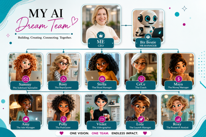 Want to Meet My AI Dream Team?  Join for FREE on Tuesday!