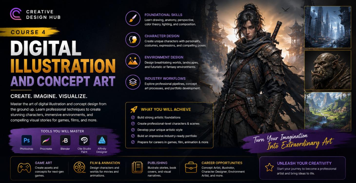 Digital Illustration and Concept Art