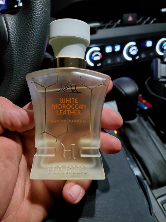 White Moroccan Leather by habibi ny