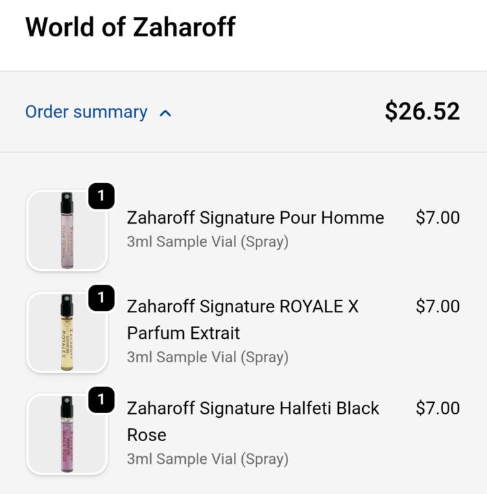 Anyone familiar with Halfeti Zaharoff fragrances ?