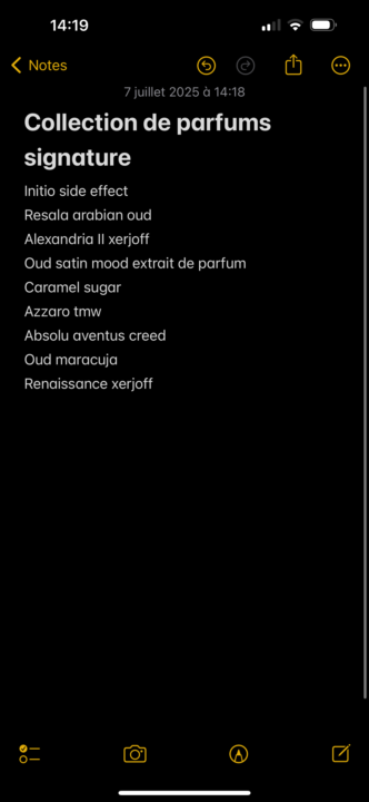 Im looking for a signature scent