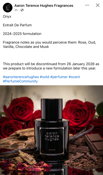 ATH Onyx being reformulated 