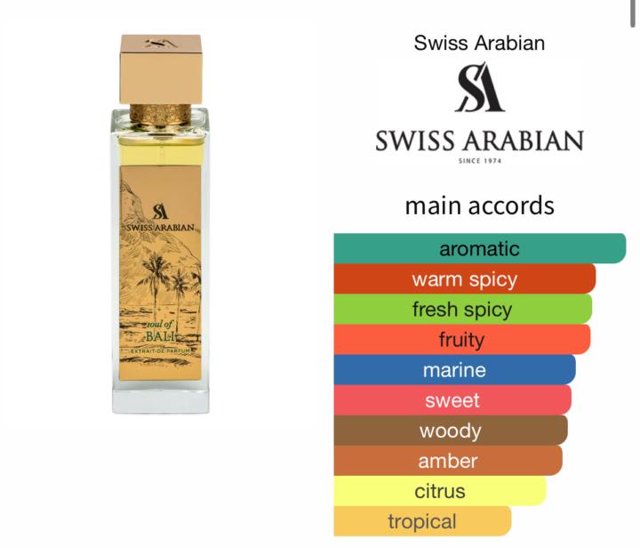 SOTD Swiss Arabian -Soul of Bali