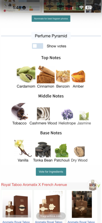 SOTD: Aromatix Royal Taboo 