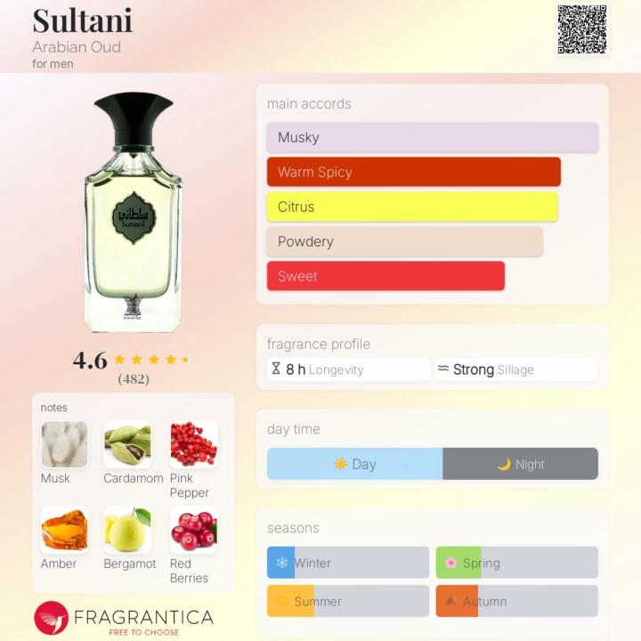 Sotd- Sultani by Arabian Oud