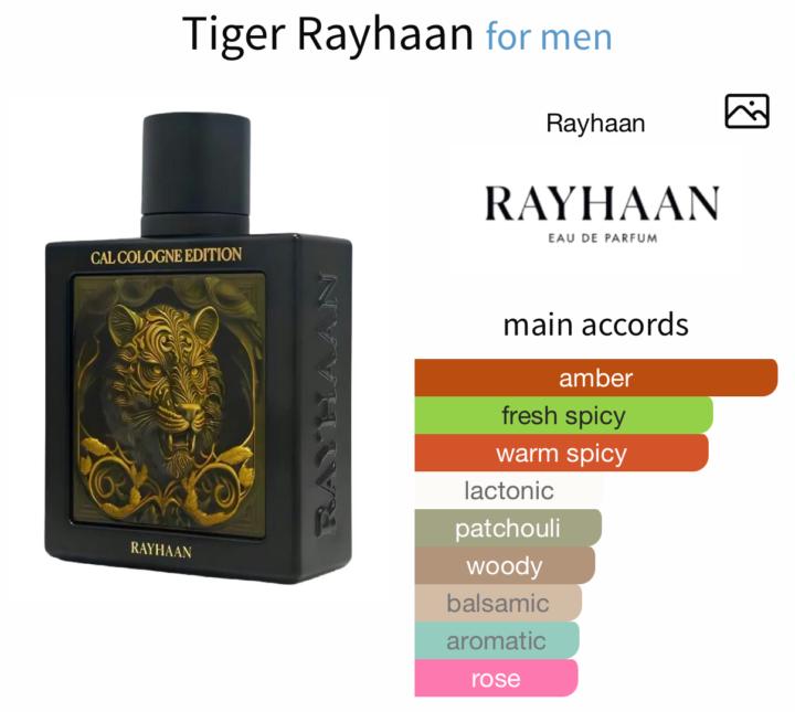SOTD- Wednesday April 1st: Rayhaan Tiger Cal Cologne Edition