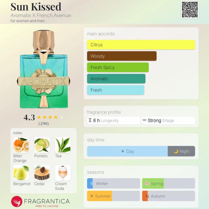 SOTD - Sun Kissed by Aromatix/French Avenue