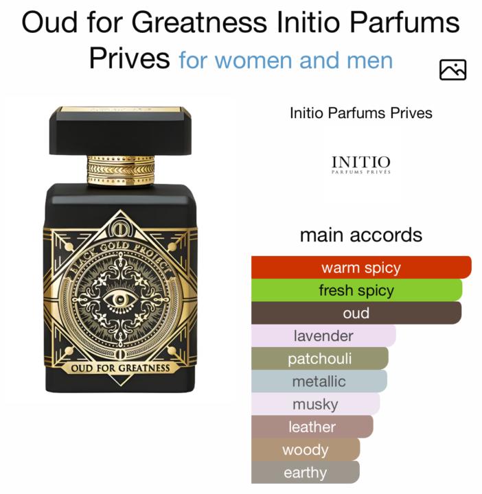 SOTD- Wednesday October 29th: Initio’s Oud for Greatness