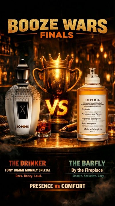 The Booze Wars - CHAMPIONSHIP : Xerjoff Tony Iommi Monkey Special vs. Maison Martin Margiela Jazz Club 