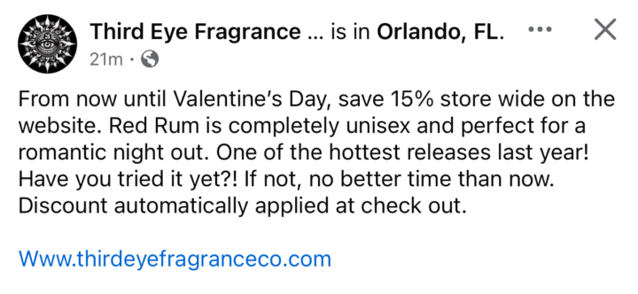 Third Eye Fragrace Co - Valentine’s Day Sale