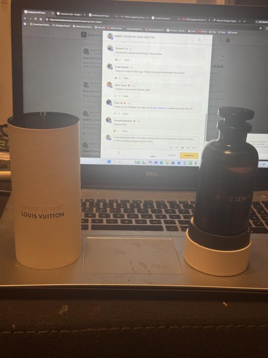 AMBRE LEVANT SOTD !!! Some quick thoughts. Worn twice!!!