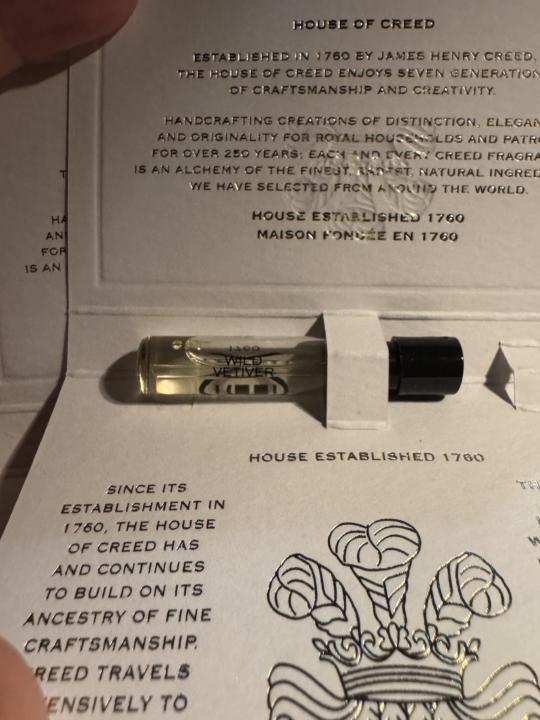 Pre-Release SOTD: Creed - Wild Vetiver