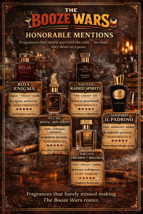 The Booze Wars - Honorable Mentions