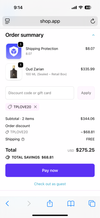 Oud Zarian for $275 at TheParfums?!?