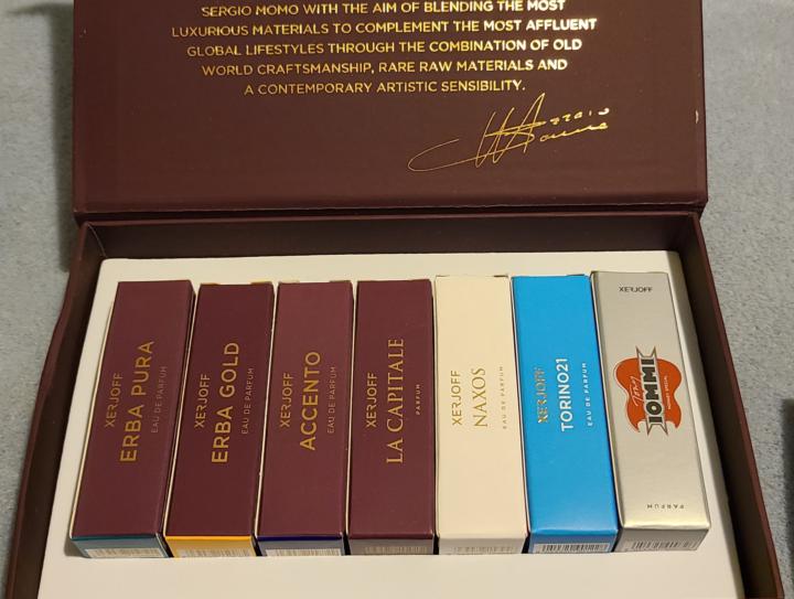 Xerjoff discovery set arrived