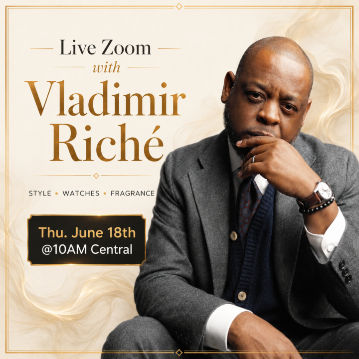 Talking Style w/ Vladimir Riche - Thursday June 18th @10AM CT