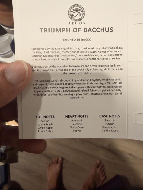 SOTD: Argos Triumph of Bacchus